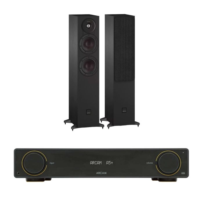 Arcam A5+ Integrated Amplifier with Dali SONIK 5 Floorstanding Speakers main product photo