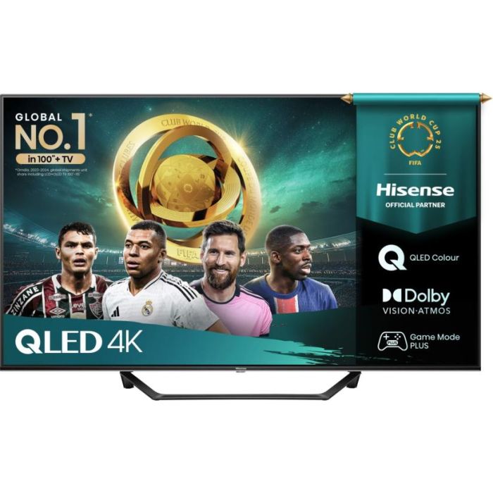 Hisense 55A7QTUK 55" 4K QLED Smart TV (2025) main product photo