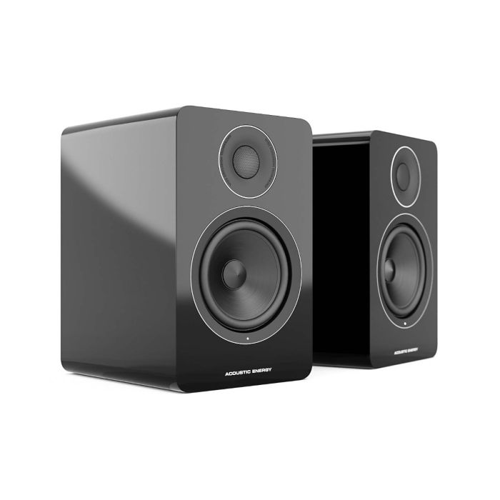 Acoustic Energy AE1 Active Bookshelf Speakers - Piano Black main product photo