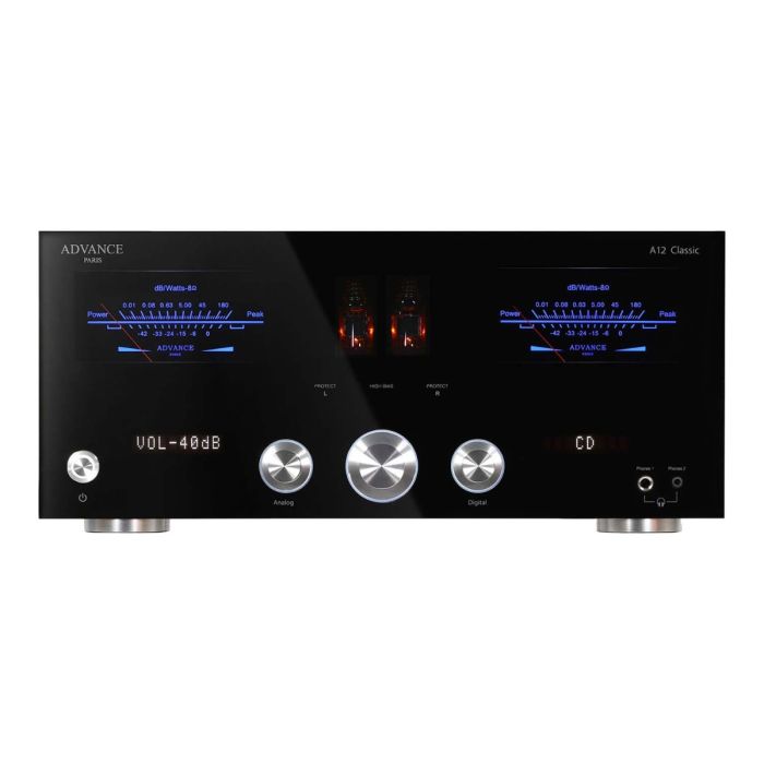 Advance Paris A12 Classic Integrated Amplifier - Black main product photo
