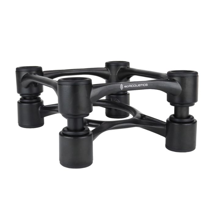 IsoAcoustics Aperta 155 Isolation Speaker Stands (Pair) - Black main product photo