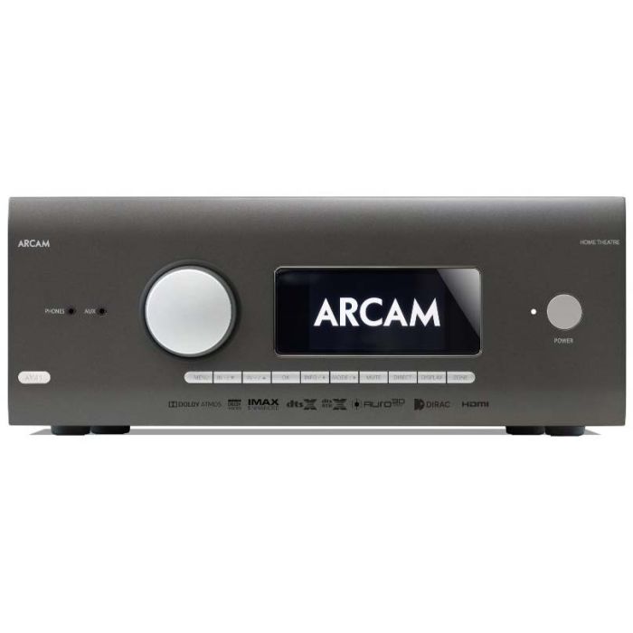 Arcam AV41 HDMI 2.1 AV Processor - Black main product photo
