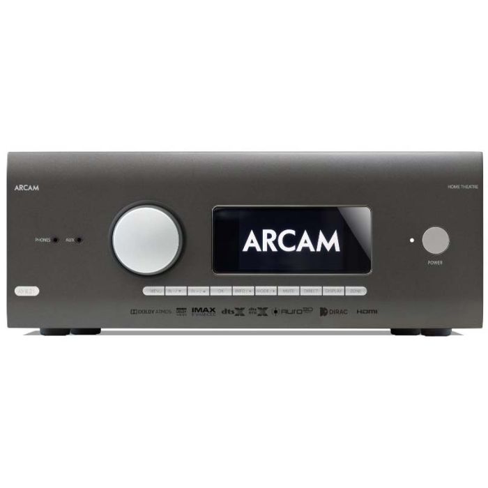 Arcam AVR21 HDMI 2.1 High Power Class AB AV Receiver - Black main product photo