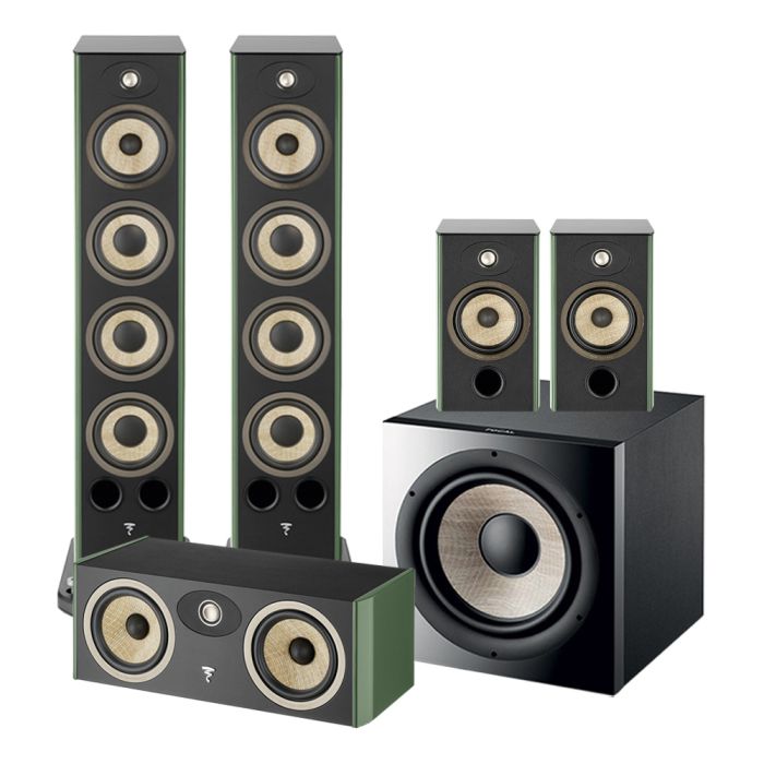 Focal Aria Evo X AV Speaker Pack - Moss Green main product photo