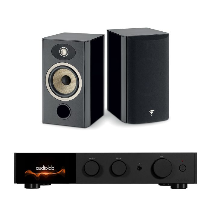 Audiolab 9000A Integrated Amplifier with Focal Aria Evo X No1 Bookshelf Speakers main product photo