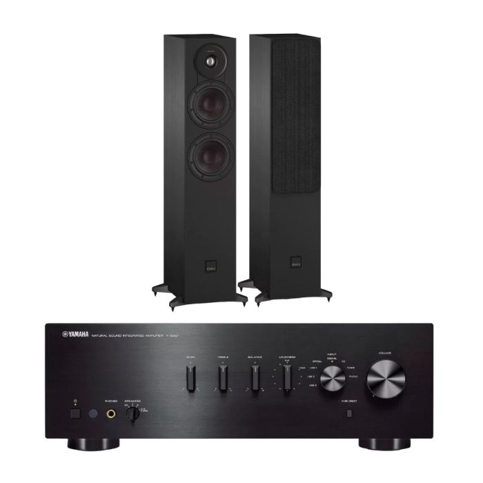 Yamaha A-S501 Integrated Amplifier with Dali SONIK 5 Floorstanding Speakers main product photo