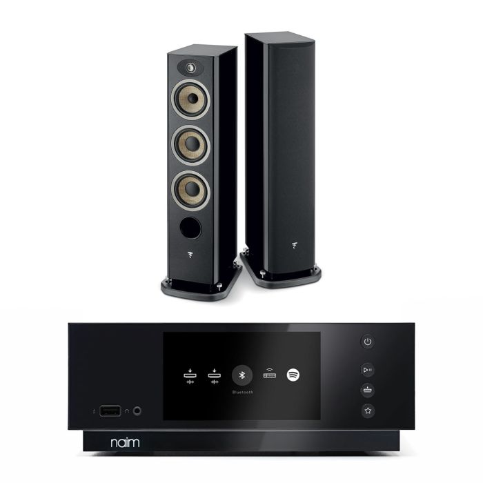 Naim Uniti Atom HDMI Streaming Amplifier with Focal Aria Evo X No2 Floorstanding Speakers main product photo