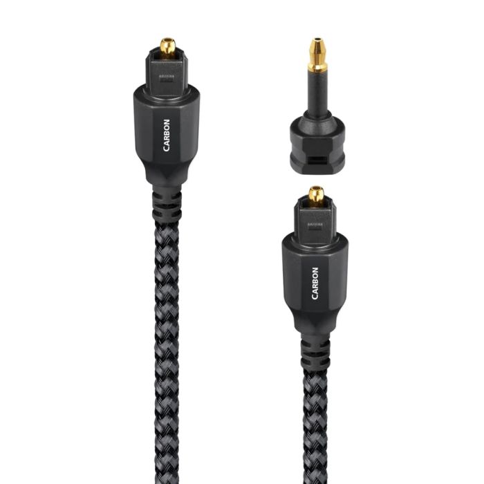 AudioQuest Carbon Optical Toslink Fibre-Optic Cable + Mini-Adaptor main product photo
