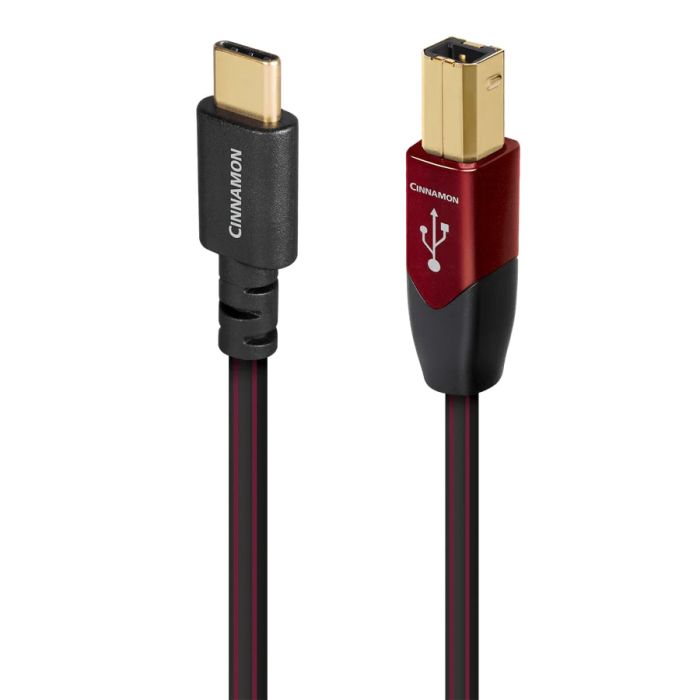 AudioQuest Cinnamon USB-C to USB-B High-Definition Audio Cable main product photo