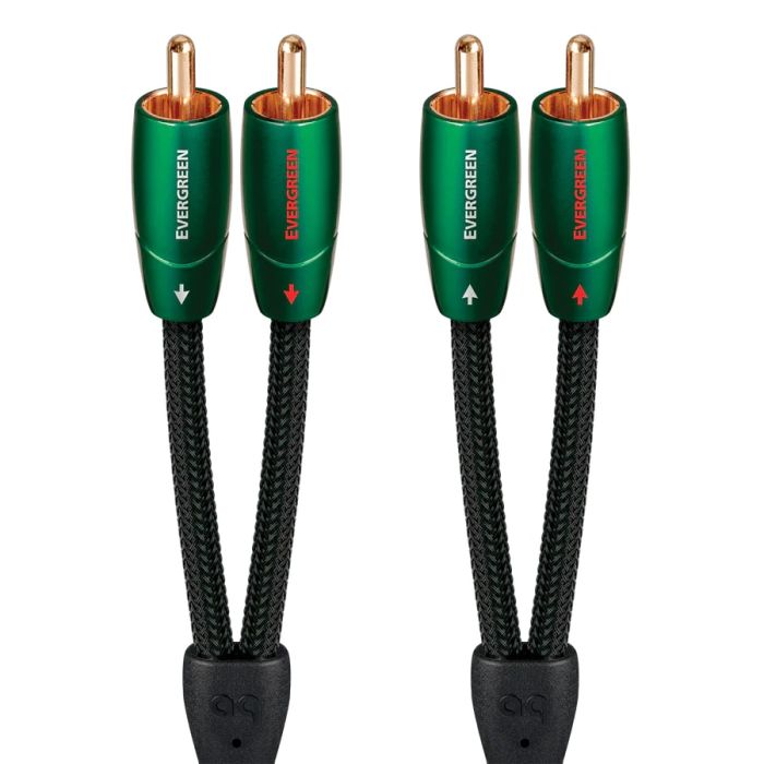 AudioQuest Evergreen RCA to RCA Audio Interconnect Cable main product photo