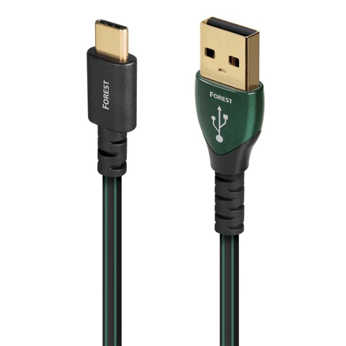 AudioQuest Forest USB-C to USB-A High-Definition Audio Cable main product photo