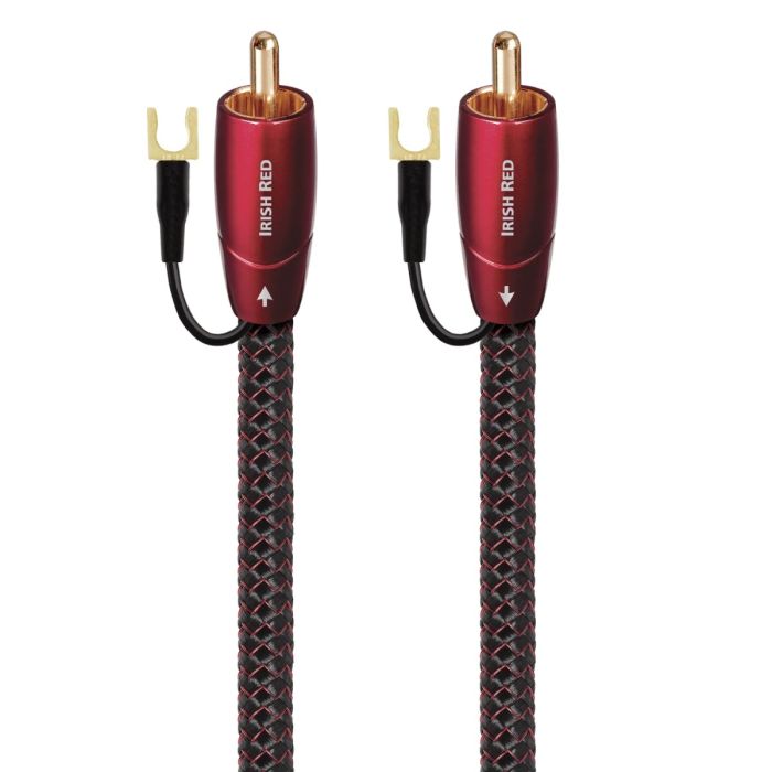 AudioQuest Irish Red RCA Low-Frequency Subwoofer Audio Interconnect Cable main product photo