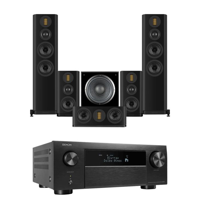 Denon AVC-X4800H 9.4 Ch. 200W 8K AV Amplifier with Wharfedale Evo 5.4 5.1 Speaker Package main product photo