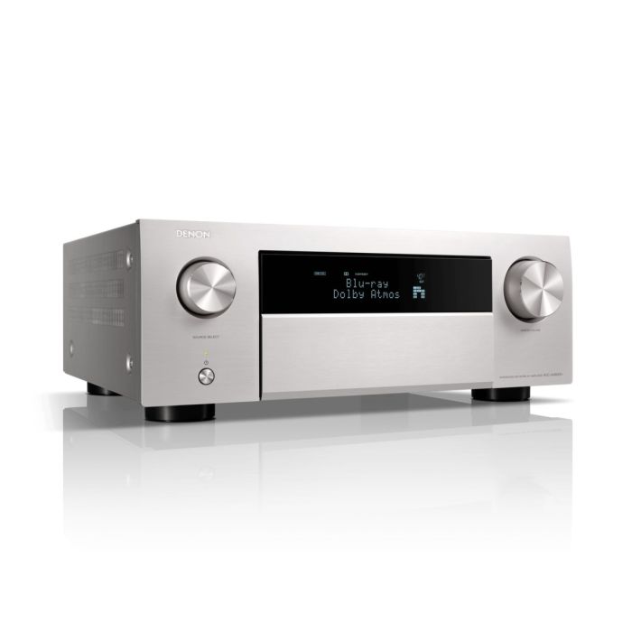 Denon AVC-X4800H 9.4 Ch. 200W 8K AV Amplifier with HEOS Built-in - Silver main product photo