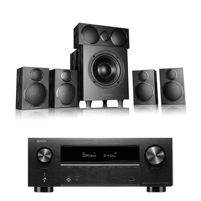 Denon AVR-X2800H AV Receiver with Wharfedale DX-3 5.1 Speaker Package main product photo