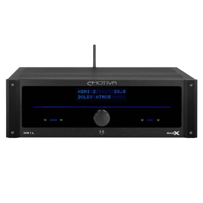 Emotiva BasX MR1L 9.2 Channel Atmos & DTSX Cinema Receiver - Black main product photo