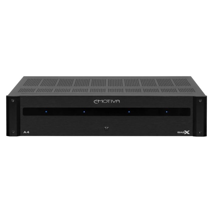 Emotiva BasX A4 Four Channel Power Amplifier - Black main product photo