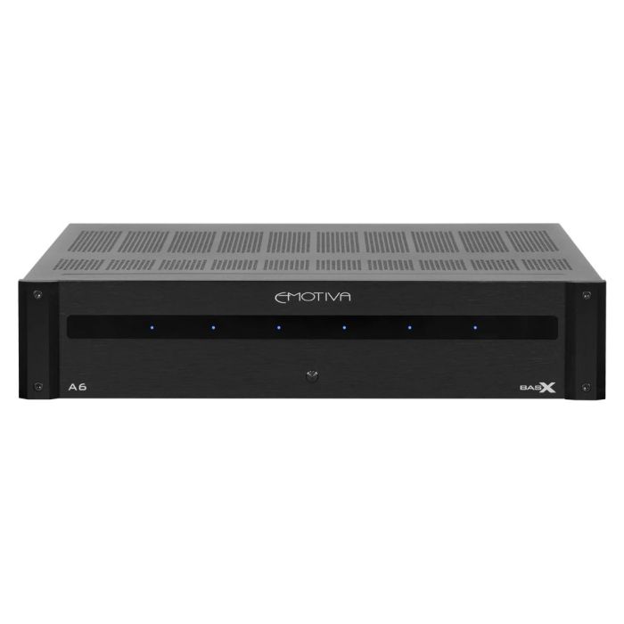Emotiva BasX A6 Six Channel Power Amplifier - Black main product photo