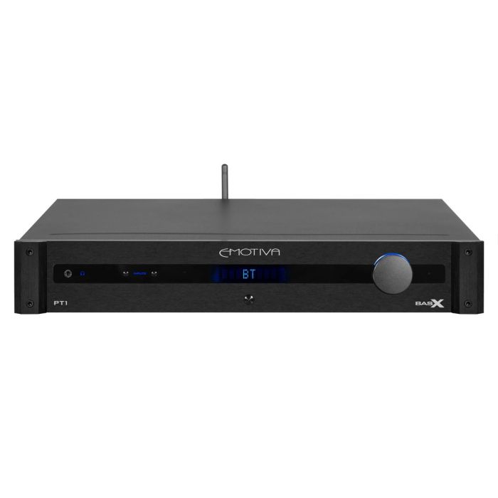 Emotiva BasX PT1 Stereo Preamp/DAC/Tuner - Black main product photo
