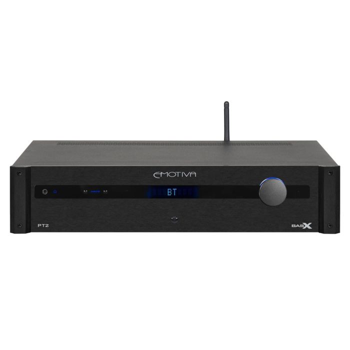 Emotiva BasX PT2 Stereo Preamp/DAC/Tuner - Black main product photo