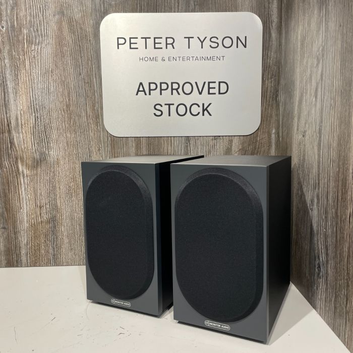 Pre-Loved - Monitor Audio Bronze 50 6G Bookshelf Speakers - Black main product photo