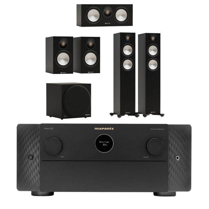 Marantz CINEMA 40 9.4 Channel AV Receiver with Monitor Audio Bronze 300 7G 5.1 Speaker Package main product photo