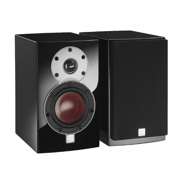 Dali MENUET Bookshelf Speakers - Black (High Gloss Lacquer) main product photo