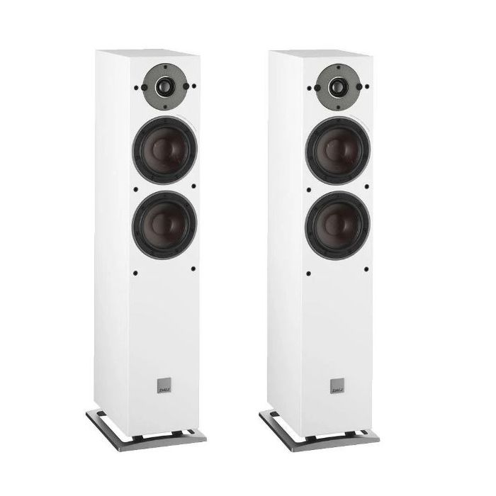 Dali OBERON 5 Floorstanding Speakers - White (Vinyl) main product photo