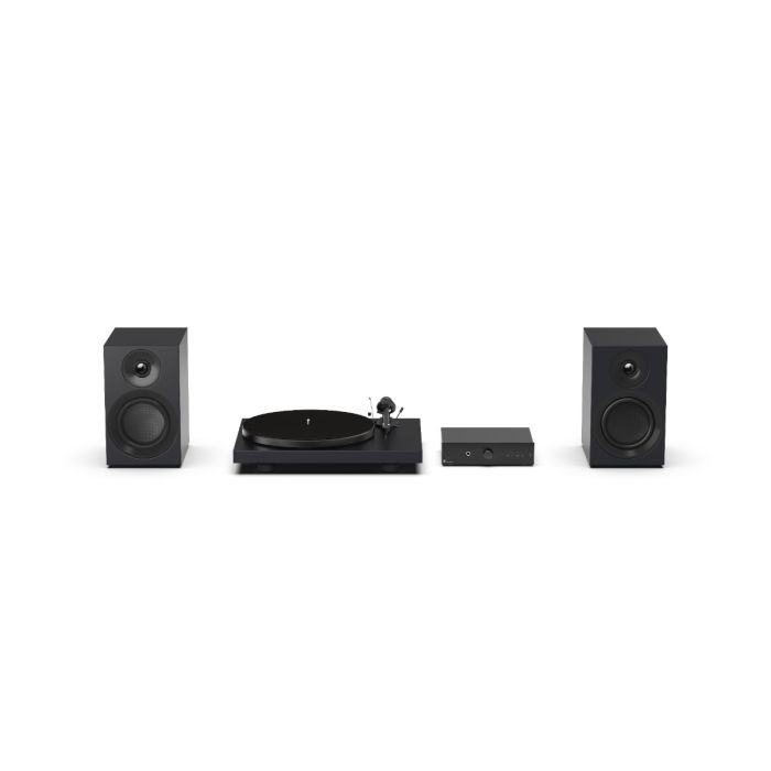 Manufacturer Refurbished - Pro-Ject Colourful Audio System E - Satin Black main product photo