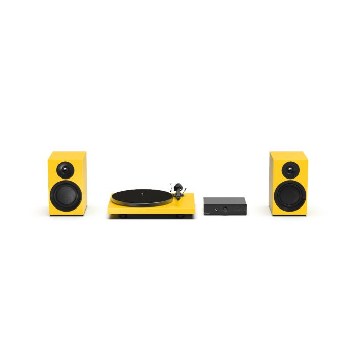Manufacturer Refurbished - Pro-Ject Colourful Audio System E - Yellow Satin main product photo