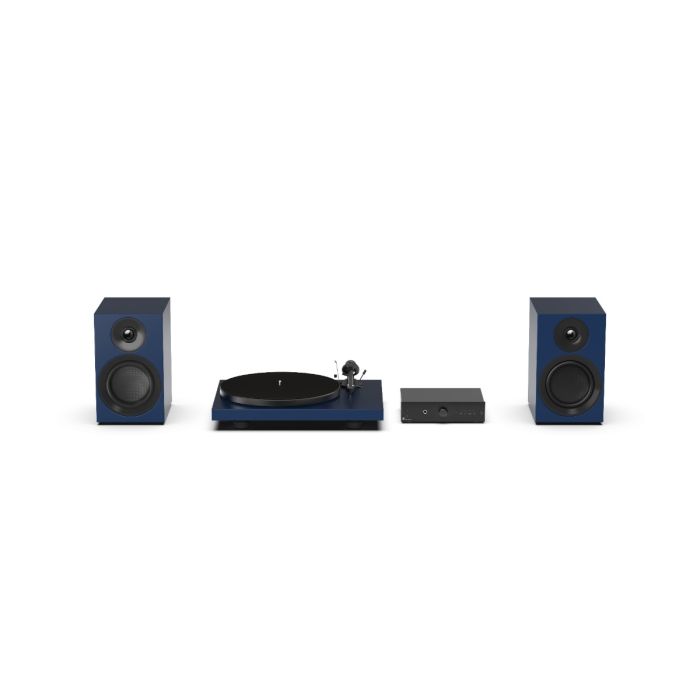 Pro-Ject Colourful Audio System E - Steel Blue Satin main product photo