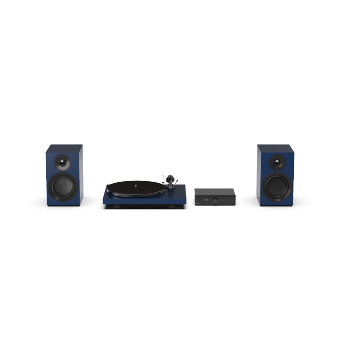 Manufacturer Refurbished - Pro-Ject Colourful Audio System E - Steel Blue Satin main product photo