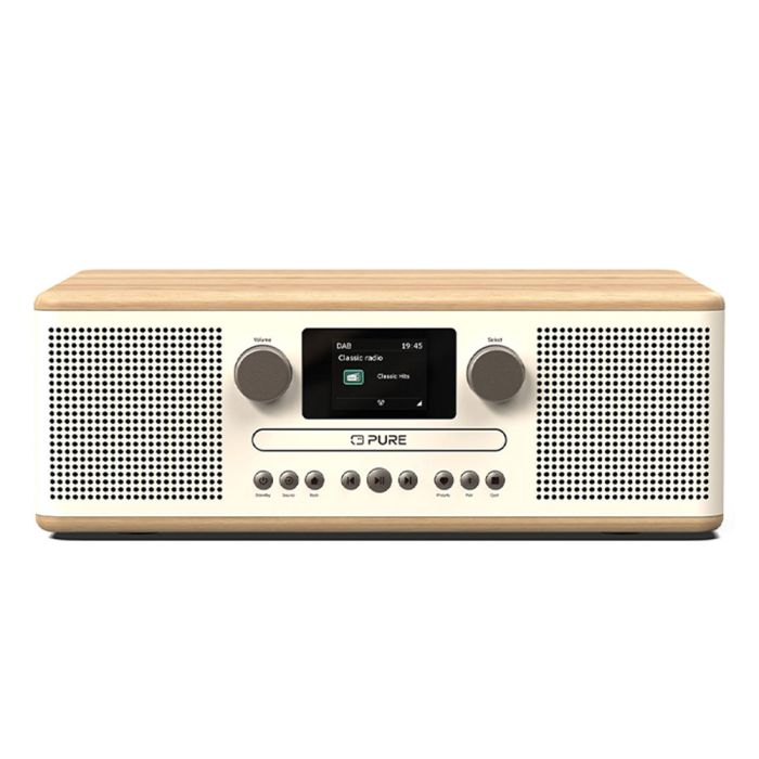 Nearly New - Pure Classic C-D6 Radio/CD Player - Cotton White/Oak main product photo