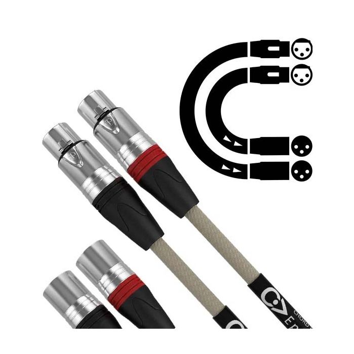 Chord EpicX 2 XLR to 2 XLR Cable main product photo