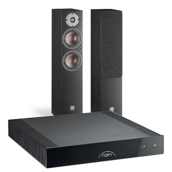 Naim CI UNITI 102 Streaming Amplifier with Dali Oberon 5 Floorstanding Speaker main product photo