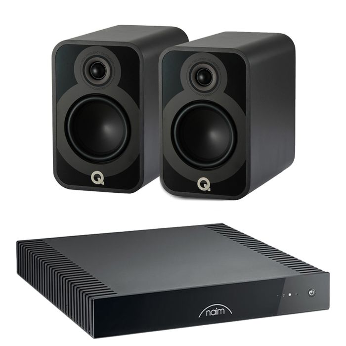 Naim CI UNITI 102 Streaming Amplifier with Q Acoustics 5020 Bookshelf Speakers main product photo
