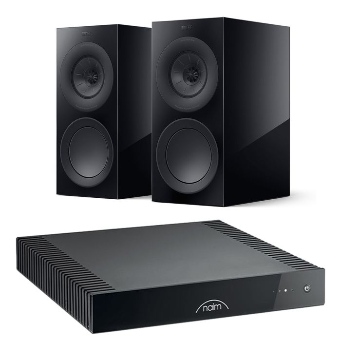 Naim CI UNITI 102 Streaming Amplifier with KEF R3 Meta Bookshelf Speakers main product photo