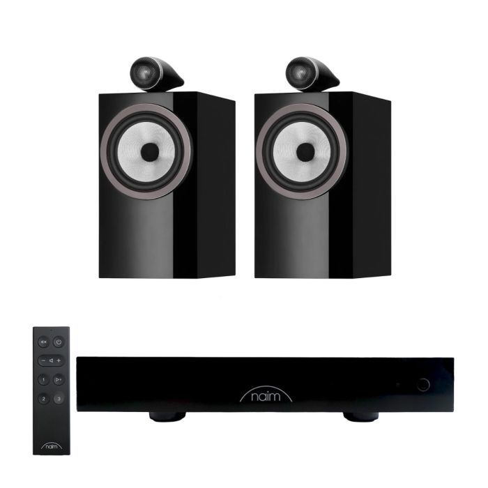 Naim CI UNITI 102 Streaming Integrated Amplifier & Accessories with Bowers & Wilkins 705 S3 Bookshelf Speakers main product photo