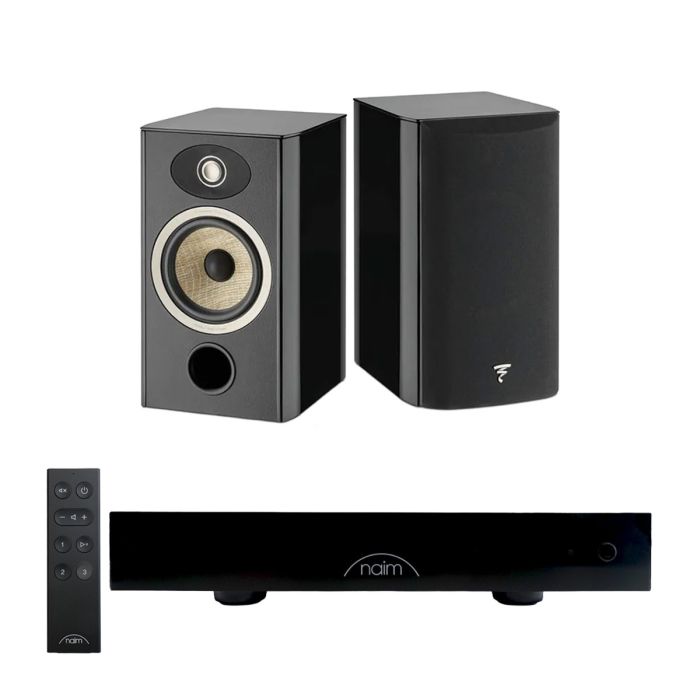Naim CI UNITI 102 Streaming Integrated Amplifier & Accessories with Focal Aria Evo X N°1 Bookshelf Speakers main product photo