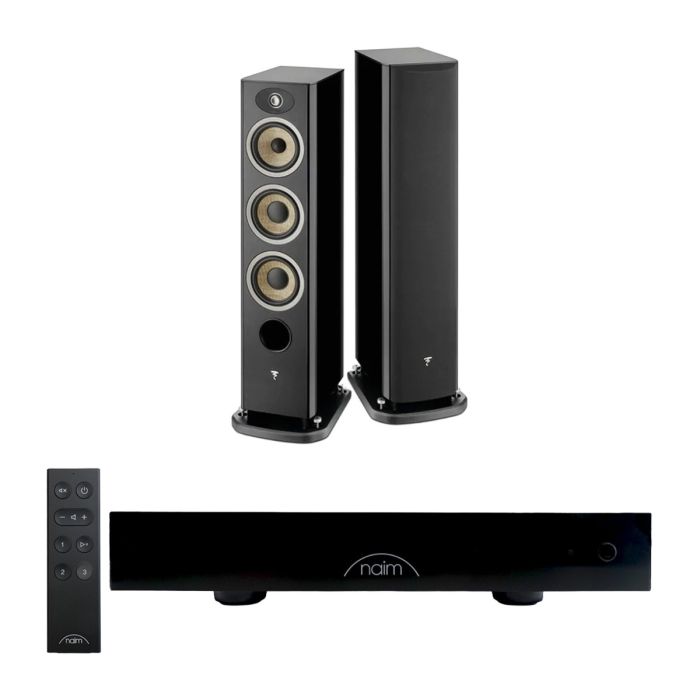Naim CI UNITI 102 Streaming Integrated Amplifier & Accessories with Focal Aria Evo X N°2 Floorstanding Speakers main product photo