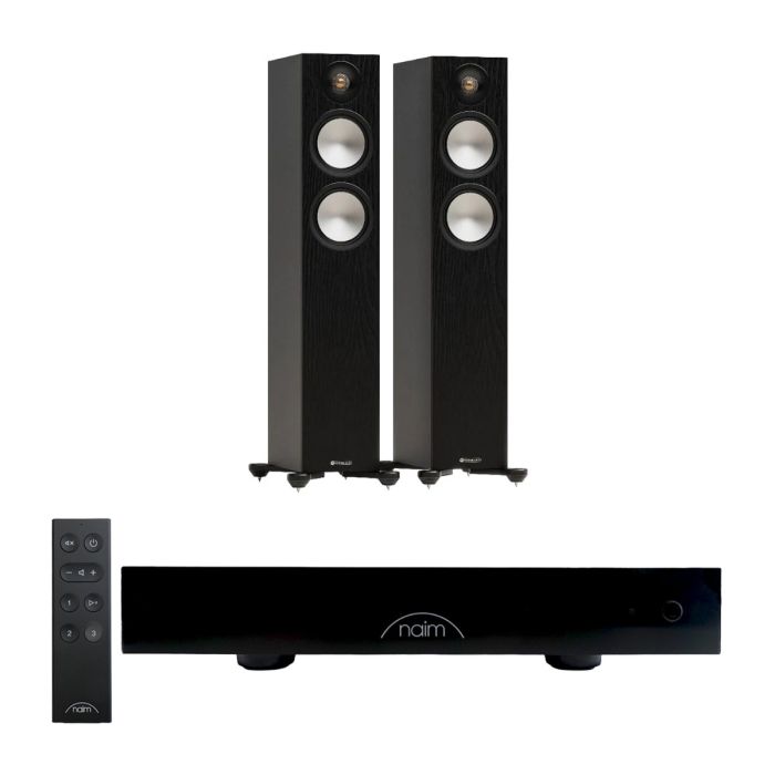 Naim CI UNITI 102 Streaming Integrated Amplifier & Accessories with Monitor Audio Bronze 300 7G Floorstanding Speakers main product photo