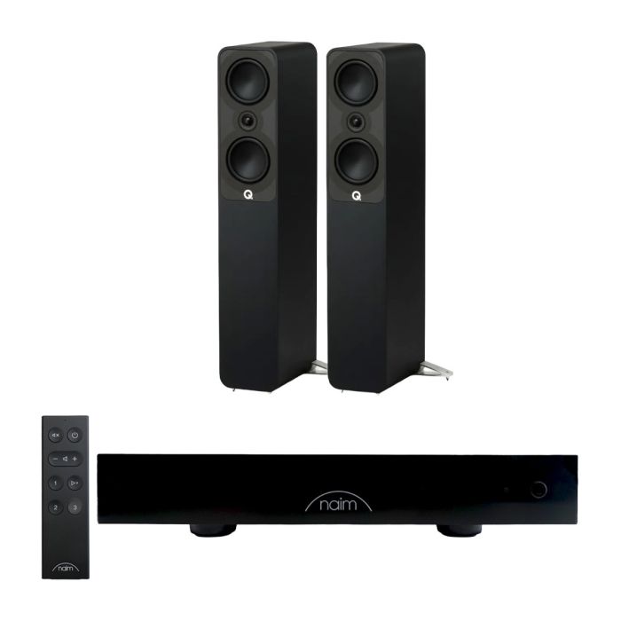 Naim CI UNITI 102 Streaming Integrated Amplifier & Accessories with Q Acoustics 5040 Floorstanding Speakers main product photo