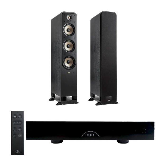 Naim CI UNITI 102 Streaming Integrated Amplifier & Accessories with Polk Audio Signature Elite ES60 Floorstanding Speakers main product photo