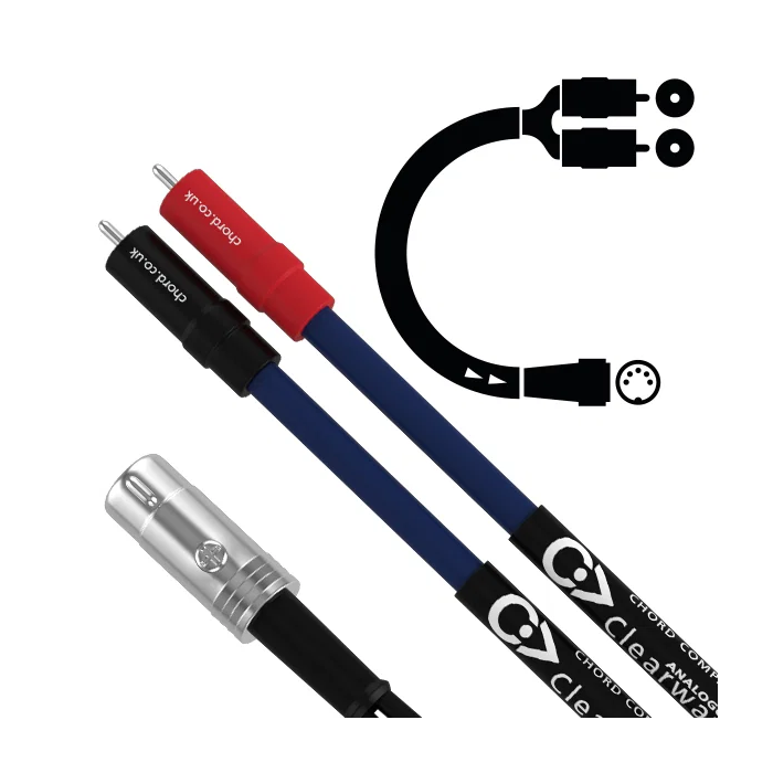 Chord ClearwayX 2 XLR to 2 RCA Cable - 1m main product photo