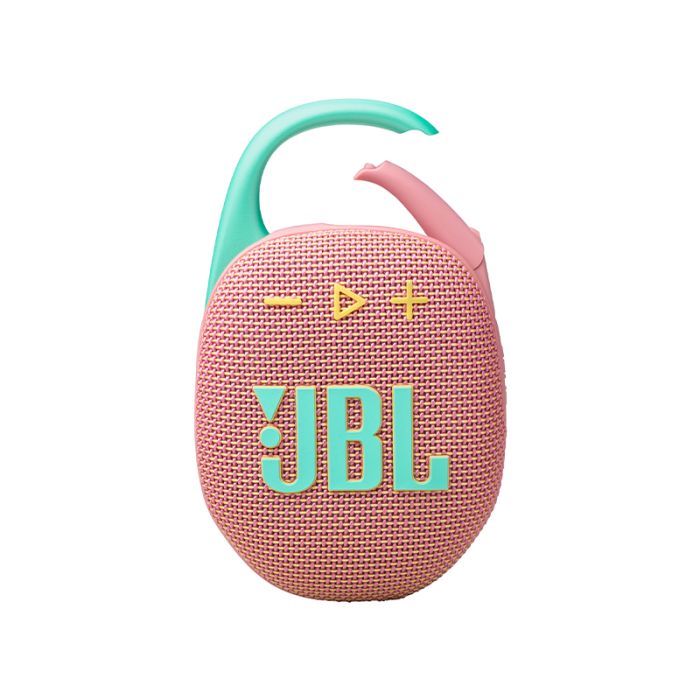 JBL Clip 5 Portable Waterproof Speaker - Pink main product photo