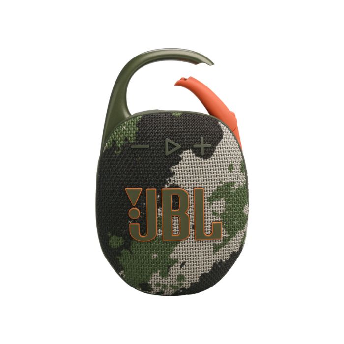 JBL Clip 5 Portable Waterproof Speaker - Camo main product photo