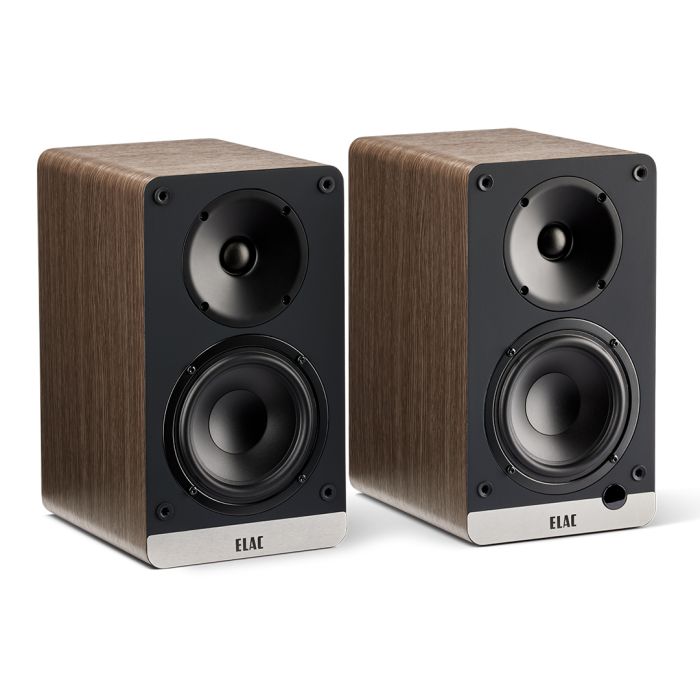 ELAC Debut ConneX DCB41 Powered Speakers - Walnut main product photo