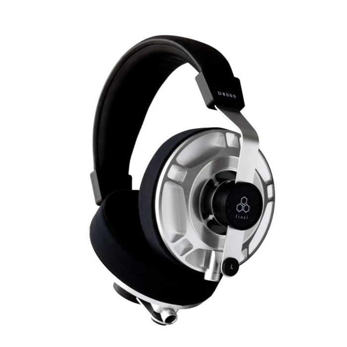 Final D8000 Planar Magnetic Headphones with Detachable Cable - Silver main product photo