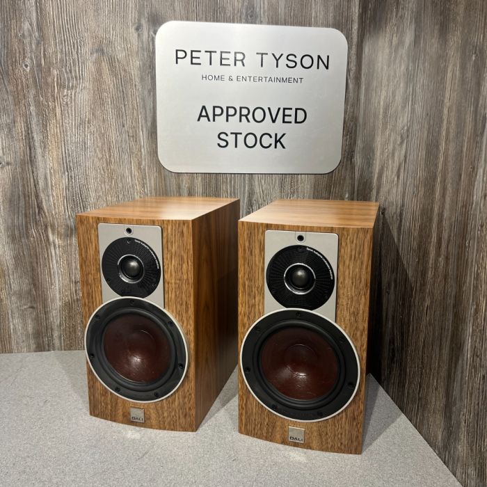 Pre-Loved - Dali Rubicon 2 Bookshelf Speakers - Walnut main product photo