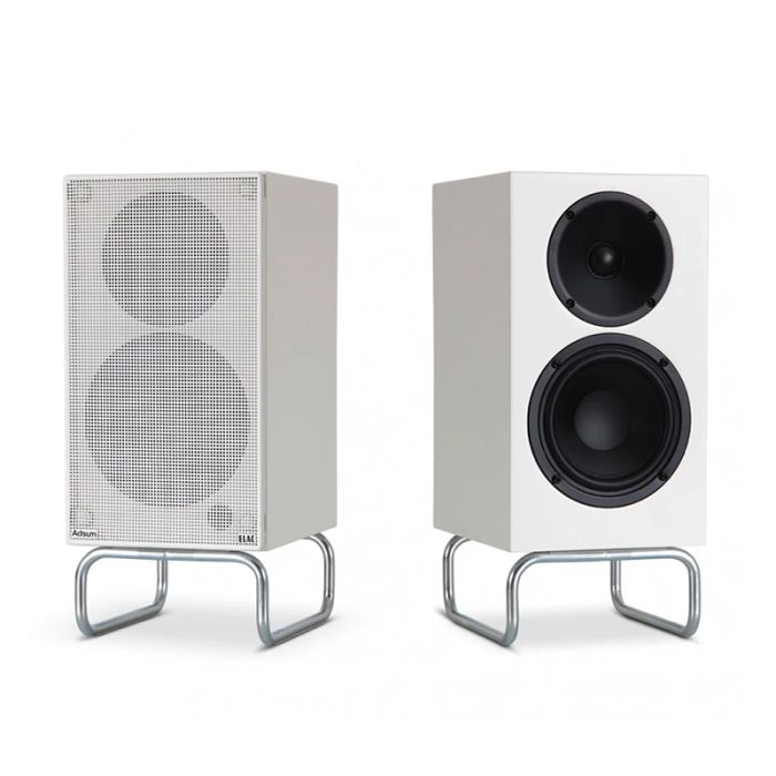Elac Debut ConneX Adsum Bookshelf Speakers - White main product photo